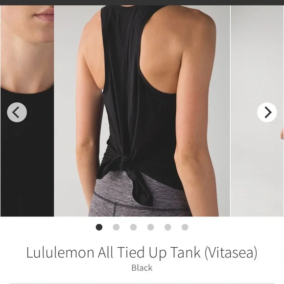 2 for $20// Lululemon All Tied Up Tank - Picture 4 of 9